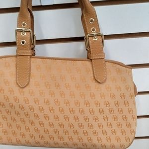 Dooney Bourke British tan purse
